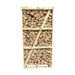 Kiln dried birch firewood in 1,8 RM wooden crates